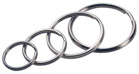 Chaveiros Hillman 701288 Sorted Split Silver Metallic, pacote com 4 Chaveiros Hillman 701288 Sorted Split Silver Metallic, pacote com 4