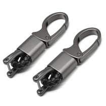 Chaveiros Key Fob, suporte de couro, porta-chaves EYANBIS, pacote com 2