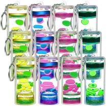Chaveiros líquidos Motion Bubbler Sensory Toys 12 unidades Equsion