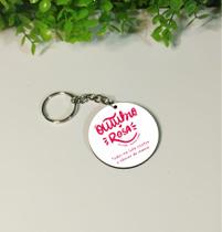 Chaveiros Personalizados em MDF Branco - Outubro Rosa (Modelo 1) Chaveiros Personalizados em MDF Branco - Outubro Rosa (Modelo 1)