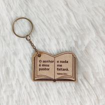 Chaveiros Religiosos Católico Versículos Jesus Deus Fé Oração em MDF cru Kit 10 a 50