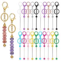 Chaveiros Roctee 22 peças de metal bordável 14,8 cm multicolorido