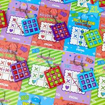Chaveiros Tic Tac Toe - Pacote com 20 Unidades para Crianças