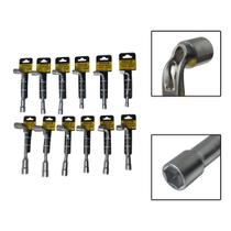 Chaves Biela Tipo L De 8 A 19 mm Vazadas 12 Peças Chaves Biela Tipo L De 8 A 19 mm Vazadas 12 Peças