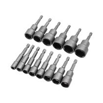 Chaves De Fenda Magnéticas Hexagonais De 6-19mm Para Furadeira Elétrica E Oficina Mecânica