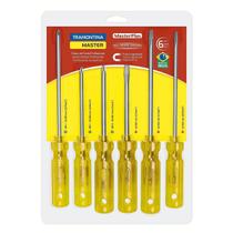 Chaves de Fenda Tramontina Master 6 Peças Aço Vanádio
