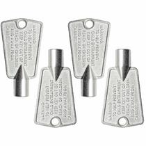 Chaves de porta para freezer Seentech 216702900 Pacote de metal 4