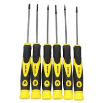 Chaves De Precisão 6 Peças - Fenda - Phillips - Black Jack