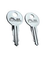 Chaves de reposição compatíveis com a sua capa de caçamba Retrax, cortadas conforme o código de chave selecionado entre R600 e R611, por Keys al a Carte (R603)