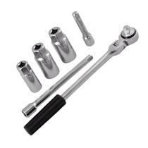 Chaves de Vela Universal Catraca Automotivo 16mm 18mm 21mm Kit C/ 6 peças Sextavada Aço Original