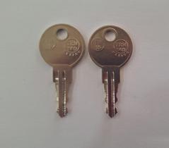 Chaves para caixa de ferramentas Weather Guard K750-K799 em latão, kit com 2