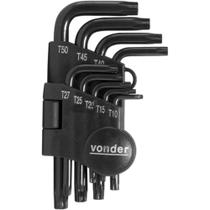 Chaves Torx Reta T10 A T50 9 Peças - 35.73.010.050 - Eccofer Chave Torx T10 A T50 Vtx-4 9pc Vonder Chaves Torx Reta T10 A T50 9 Peças - 35.73.010.050 - Eccofer Chave Torx T10 A T50 Vtx-4 9pc Vonder