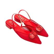 Chch sapatos baixos femininos 2024 novas sandálias ocas de malha sapatos femininos pretos