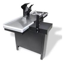 Check Out Supermercado 1,80m L Caixa Comércio Completo Amapá Cor Preto Perfil Cinza