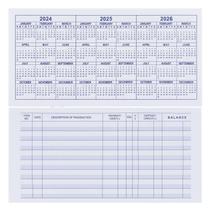 Checkbook Register, pacote com 20 unidades CASMONAL para uso pessoal ou empresarial