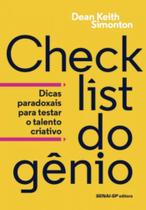 CHECKLIST DO GÊNIO - Autor: SIMONTON, DEAN KEITH - SENAI - SP