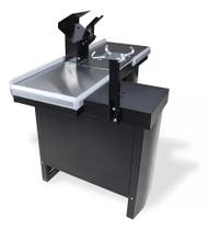 Checkout Caixa De Supermercado 1,80 Em L C/ Furação Balança Checkout Caixa De Supermercado 1,80 Em L C/ Furação Balança