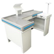 Checkout Leve Balcão De Comercio Mesa Reta Com Kit Innal - Preto Perfil Cinza