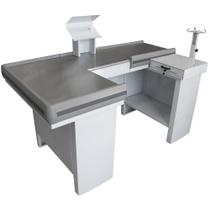 Checkout Leve De 1,80M Mesa Reta Com Kit e Furação Para Balança Innal