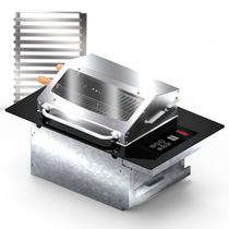 CHED11 Assador Cooktop Elétrico Digital De Embutir 70x48x30cm 127V