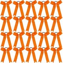 Cheer Bows Hipcheer Collegiate Style para meninas Orange x20 Cheer Bows Hipcheer Collegiate Style para meninas Orange x20