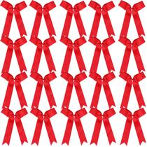 Cheer Bows Hipcheer Collegiate Style para meninas vermelhas (20 unidades)