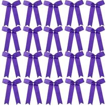 Cheer Bows Hipcheer Collegiate Style Purple para meninas x20
