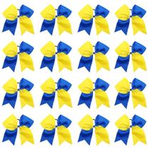 Cheer Hair Bows OAOLEER 16 peças, 20 cm, suporte de rabo de cavalo, elástico Cheer Hair Bows OAOLEER 16 peças, 20 cm, suporte de rabo de cavalo, elástico