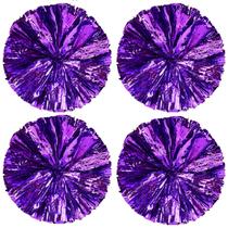 Cheerleader Pom Poms Hlonon Sports Dance Plastic Roxo 50g