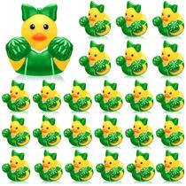 Cheerleader Rubber Duck MiniInflat, 24 unidades, presente, verde a granel