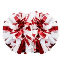 Cheerleading Pom Poms Lovecheer Holográfico Vermelho e Branco