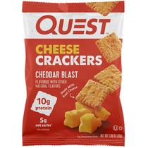 Cheese Crackers Quest Nutrition Cheddar Blast, 12 pacotes