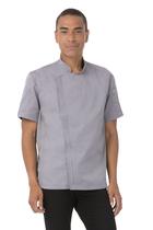 Chef Coat Chef Works Springfield cinza de manga curta 4GG