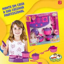 Chef Gourmet Kit Aprendendo a Cozinhar 8 peças - Lumar Brinquedos