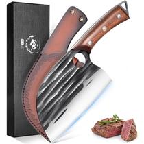 Chef Knife ROCOCO Serbian Butcher Cleaver Kitchen, churrasqueira ao ar livre