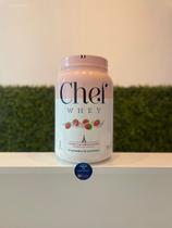 Chef whey 907g fraises à la crème fouttèe (morango c/ chantilly)