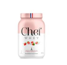 Chef Whey (907g) - Sabor: Morango com Chantilly