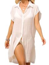 Chemise branca sem manga