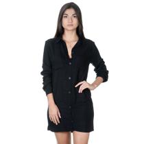 Chemise Camisa Manga Longa Saída de Praia Leve Coleção