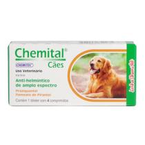 Chemital Cães - 4 Comprimidos Chemitec