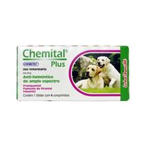 Chemital Plus Vermífugo c/ 4 Comprimidos