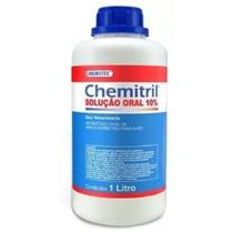 Chemitril 10% Solução Oral Para Aves 1 Litro - Chemitec