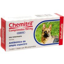 Chemitril 150mg c/10 comprimidos chemitec - Chemitec Agro Vet