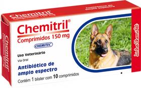 Chemitril 150mg para Cães Chemitec 10 comprimidos