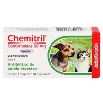 Chemitril Chemitec 50mg c/ 10 Comprimidos