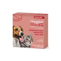 Chemitril comp. cães e gatos 50MG - CHEMITEC
