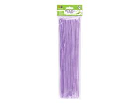 Chenille Stems Krafty Kids 6 mm x 30 cm lilás (pacote com 40) Chenille Stems Krafty Kids 6 mm x 30 cm lilás (pacote com 40)