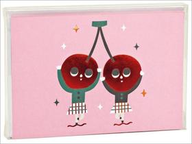Cherry dancers, big notecard set - 12,00x17,70