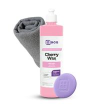 Cherry Wax Cera 4 em 1 Com Aplicador e Microfibra