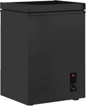 Chest Freezer Muhub 100L com abertura superior com cesto removível preto